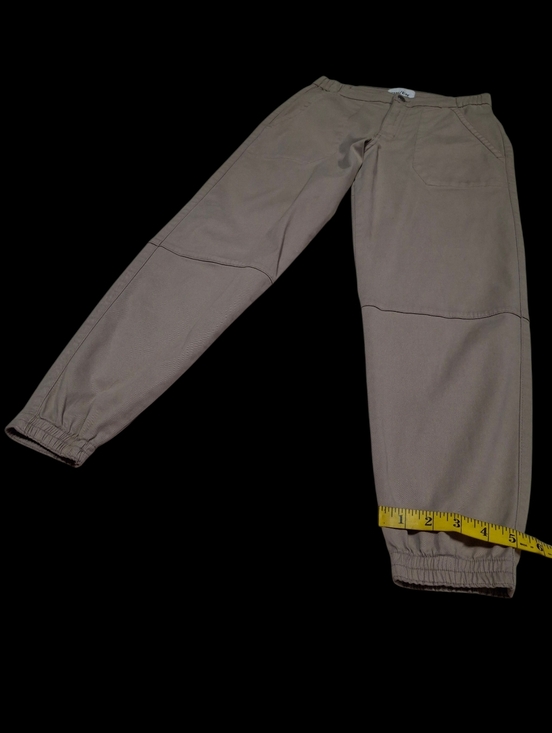 DU/ER Live Lite High Rise Joggers  Beige Zip-Button Ankle Pocket   Women Size 26 - Picture 14 of 16